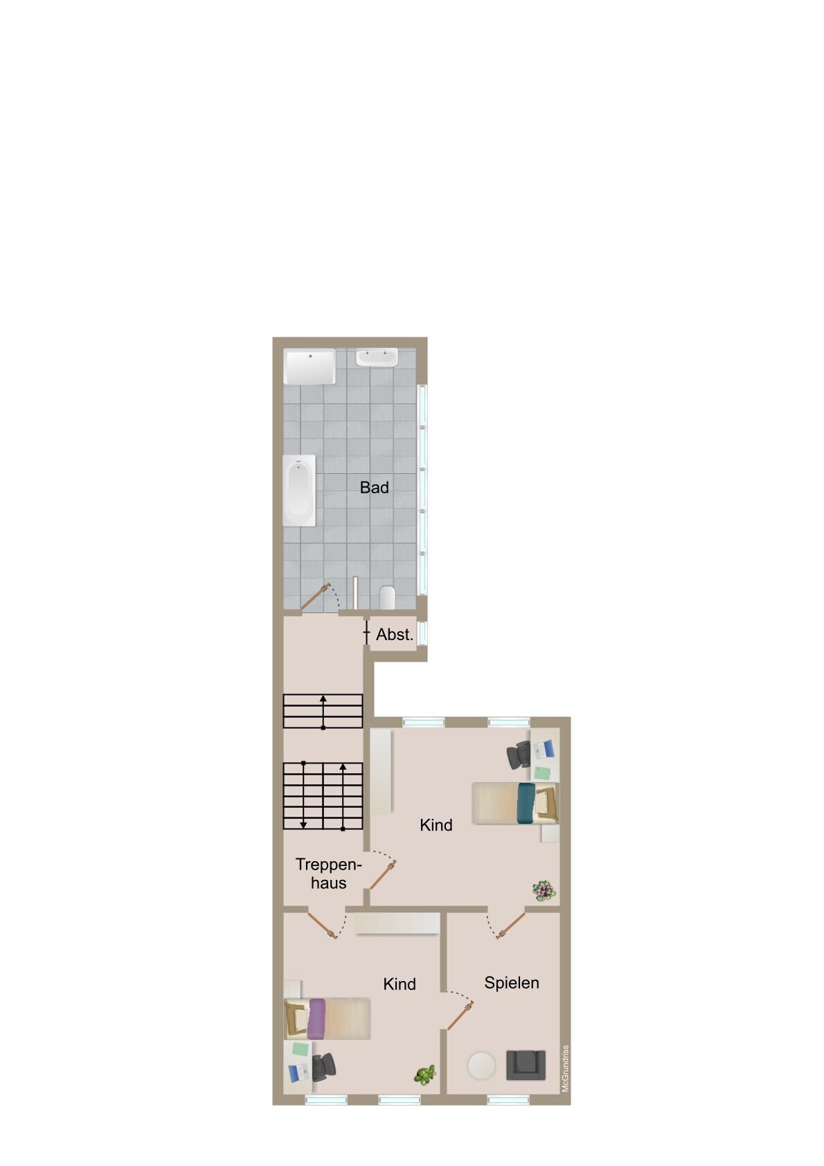 Grundriss-Obergeschoss