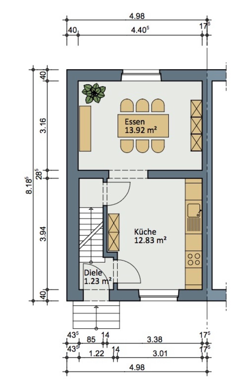 Grundriss Erdgeschoss