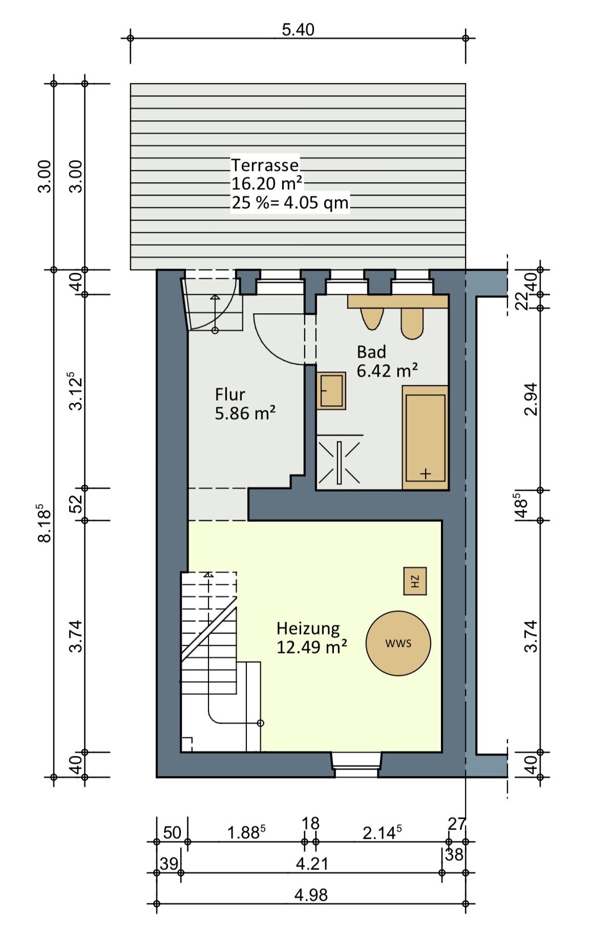 Grundriss Kellergeschoss