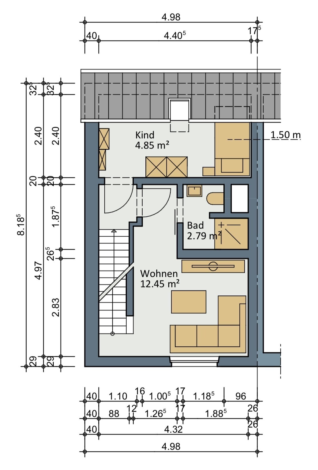 Grundriss Obergeschoss