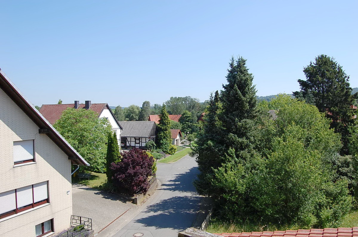 Blick vom Balkon