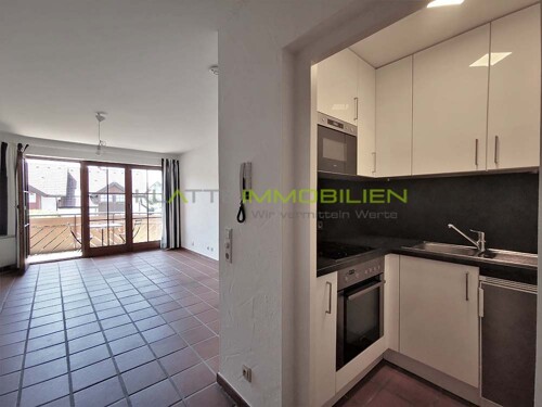 Küche 01 mit deckenhohen Einbauschränken