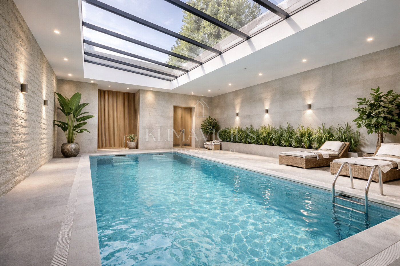 KI-Beispiel: Schwimmbad