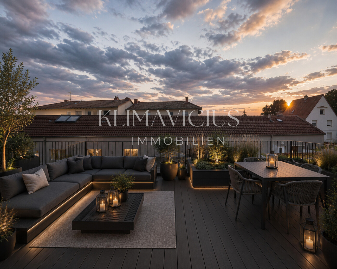 KI-Beispiel: Dachterrasse