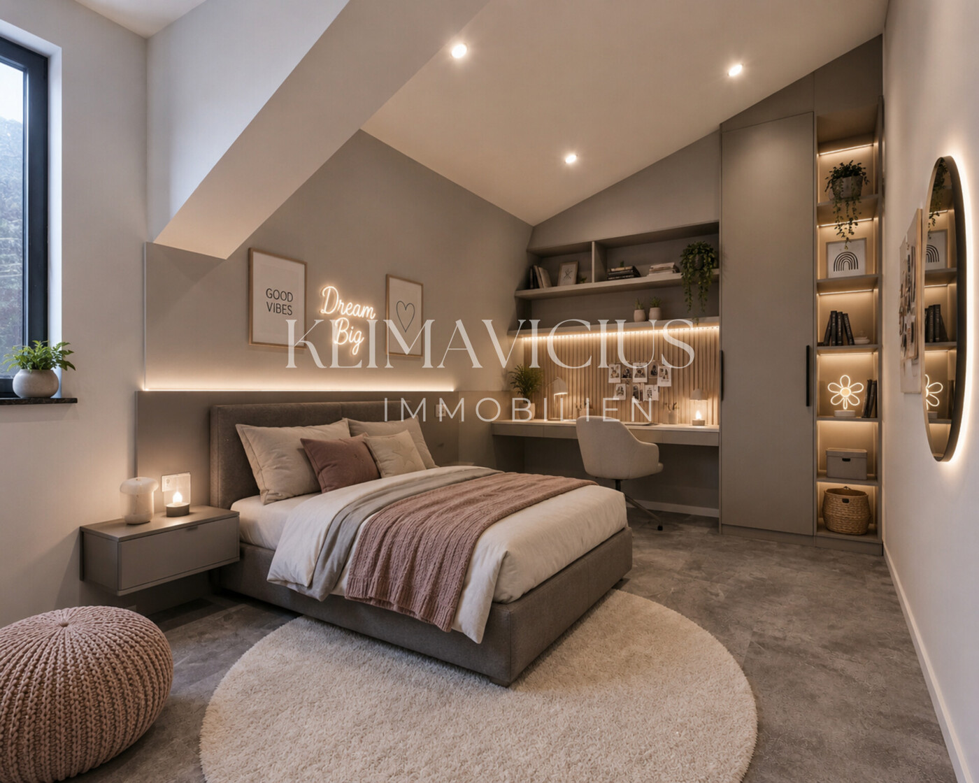 KI-Beispiel: Schlafzimmer/Kinderzimmer