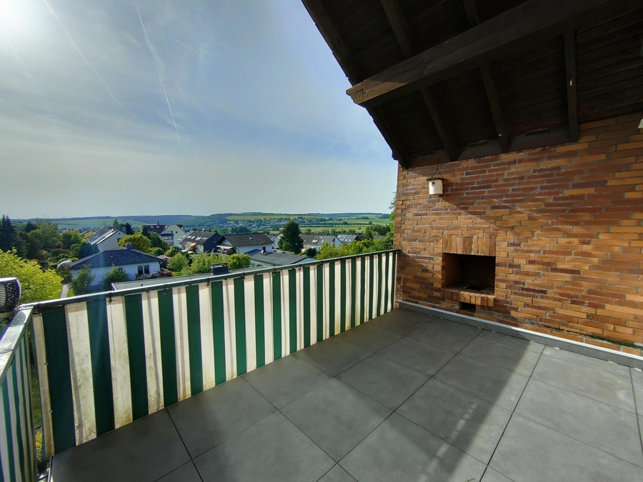Aussicht vom Balkon