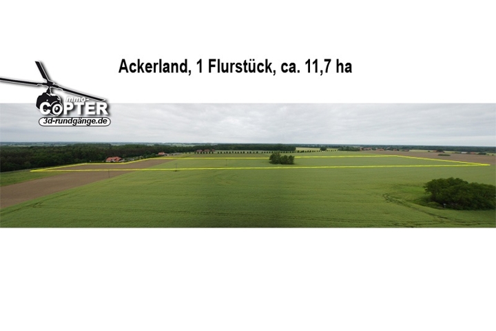 Ackerland Luftbild
