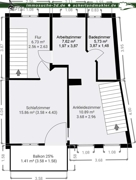 Grundriss Obergeschoss