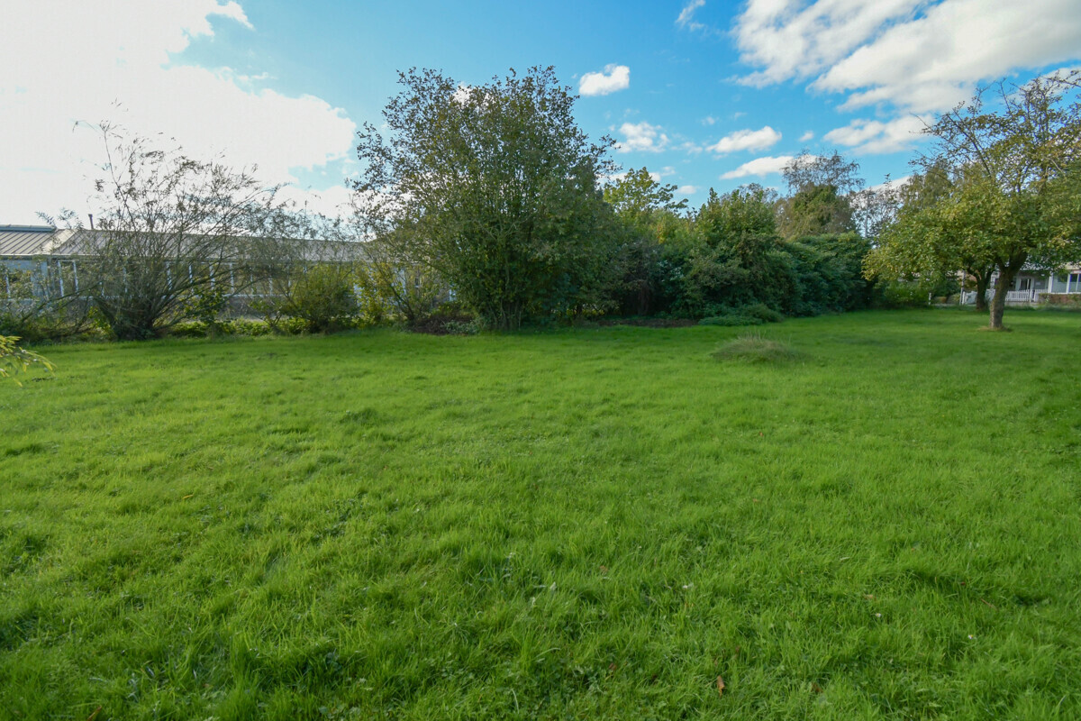 Blick auf das Grundstück