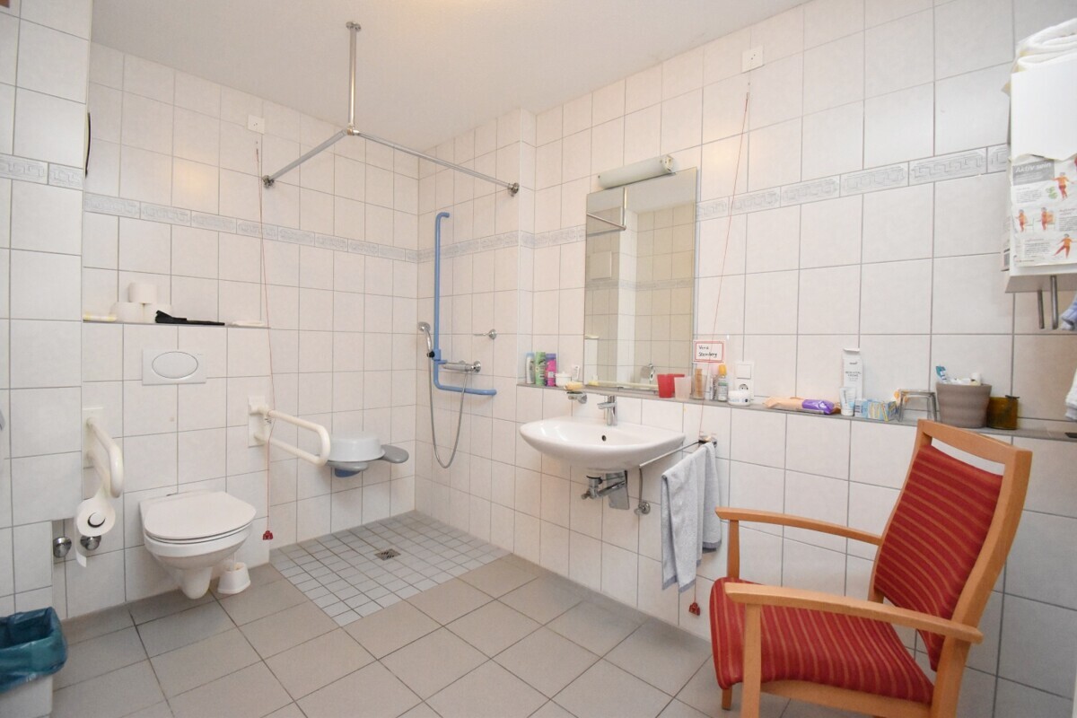 Badezimmer des Pflegeappartement
