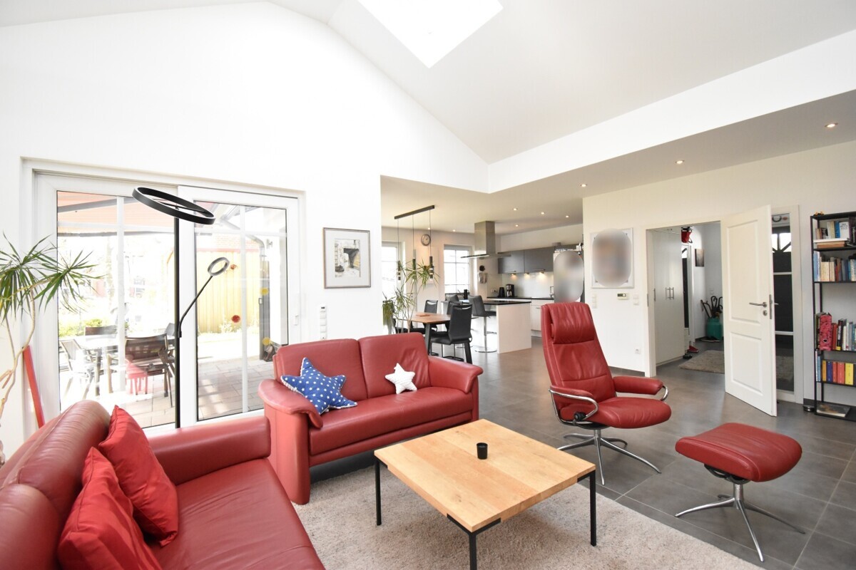 Wohn-, Ess- und Kochbereich