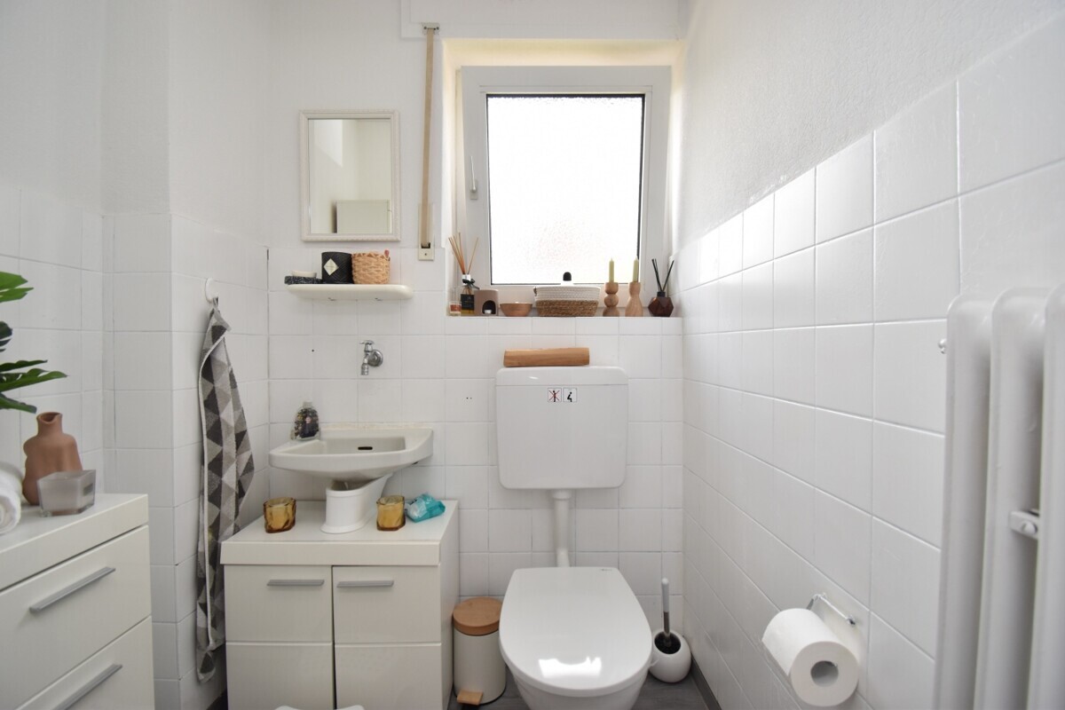 WC im Erdgeschoss