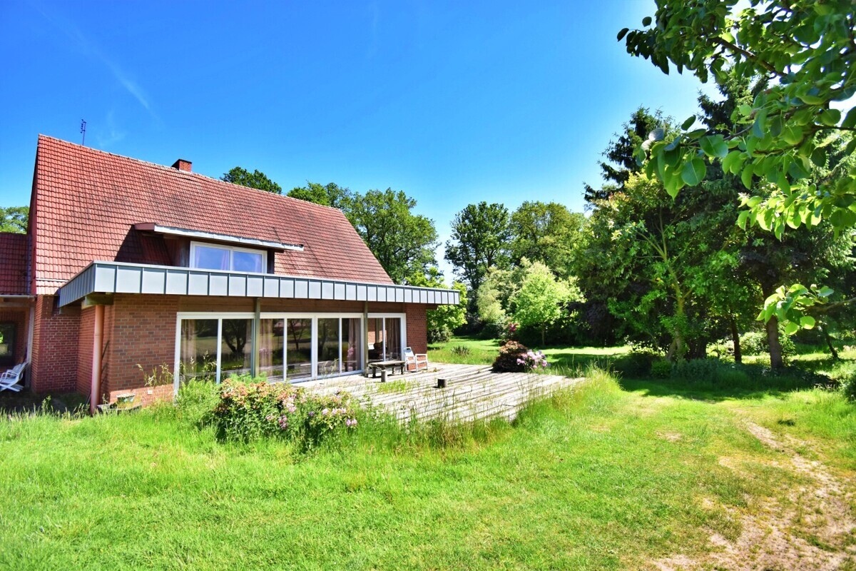 Blick auf das Wohnhaus