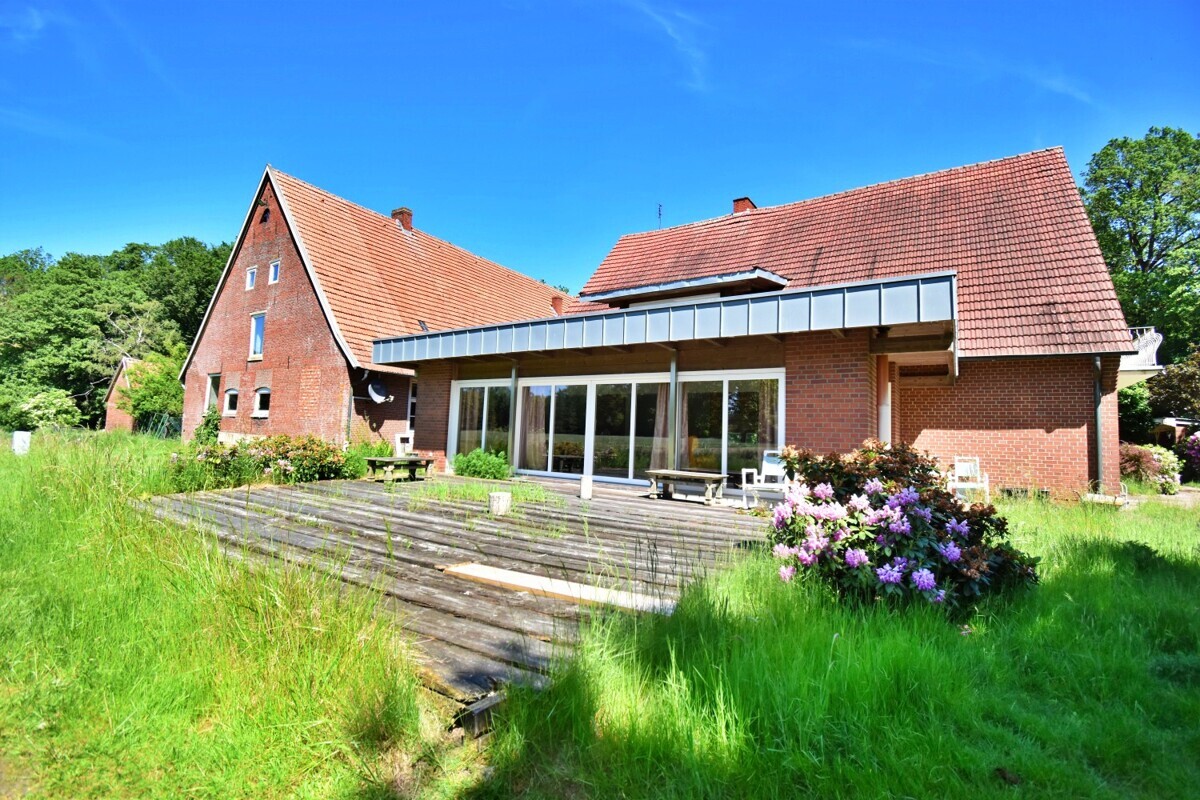 Blick auf das Wohnhaus