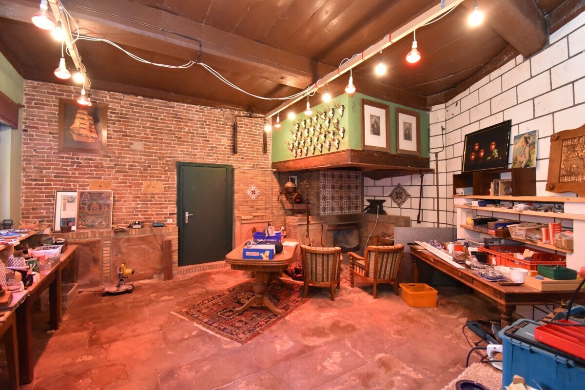 Kaminzimmer im alten Wohnhaus