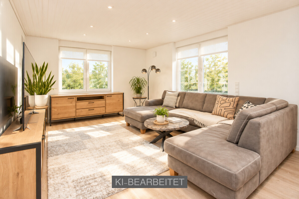Wohnbereich - KI-bearbeitet