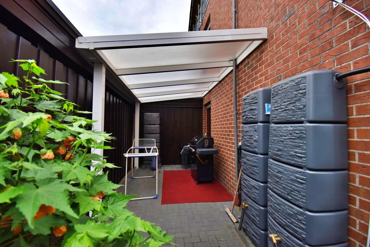 überdachter Grillbereich