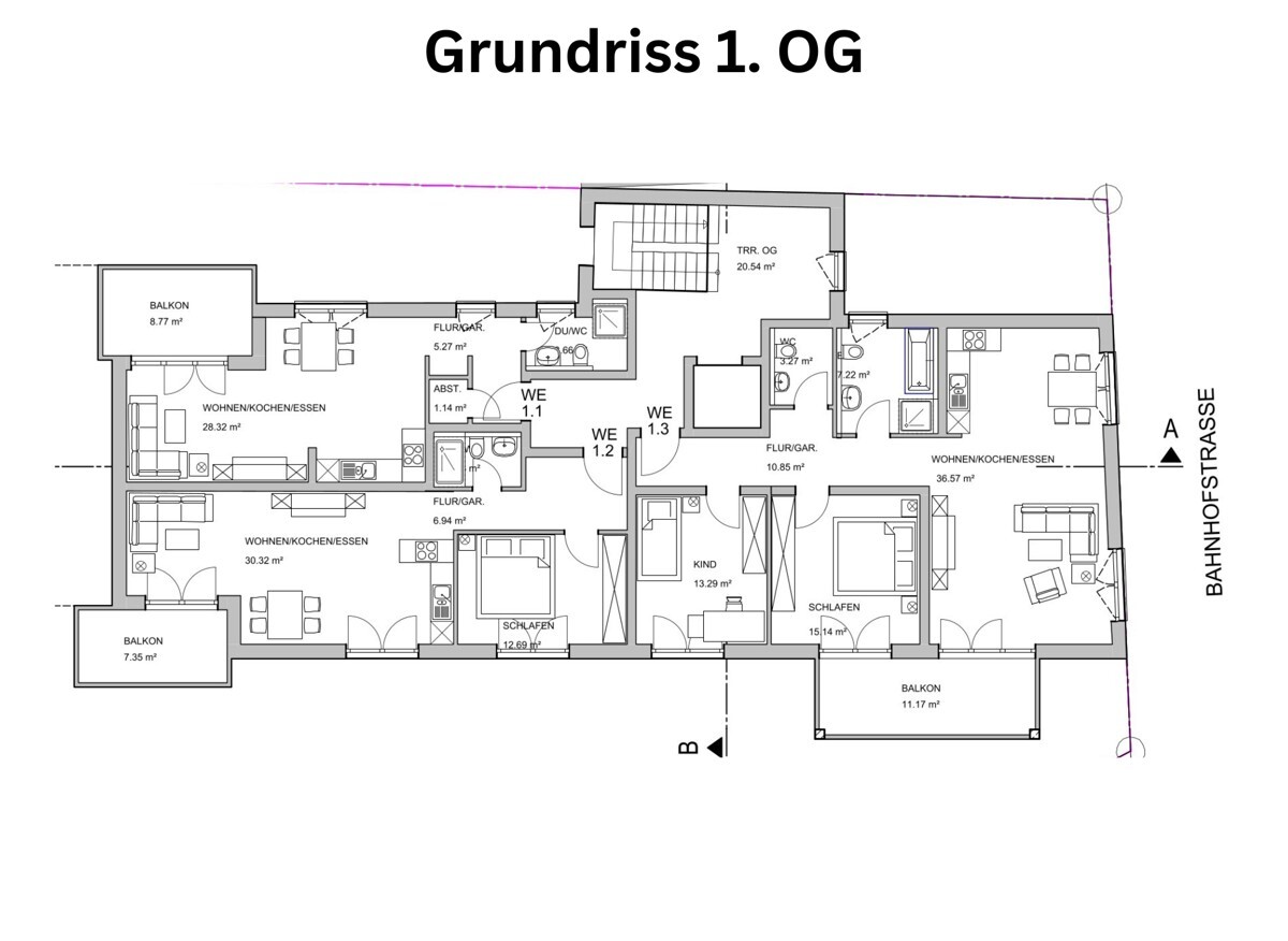 Grundriss 1.OG