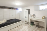 ausgebautes Gästezimmer im Untergeschoss