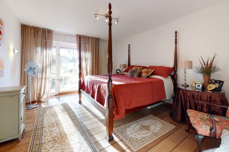 Schlafzimmer im Gartengeschoss