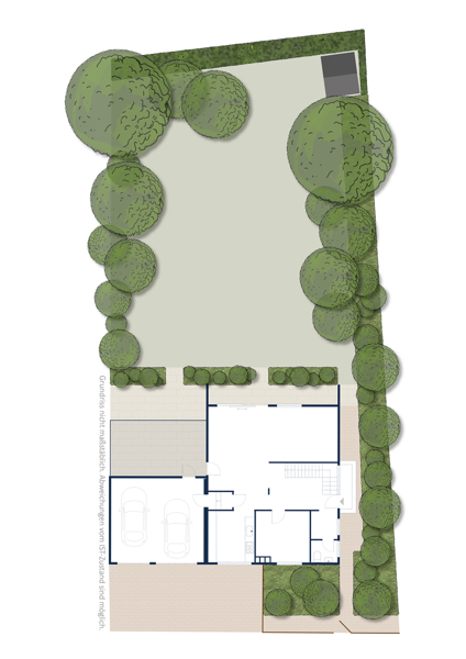 Erdgeschoss mit Garten