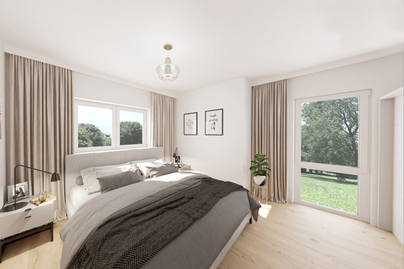 Schlafzimmer (Visualisierung)