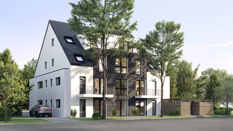 Visualisierung Strassenansicht links