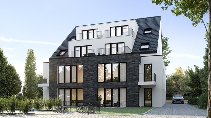 Visualisierung Gartenansicht rechts