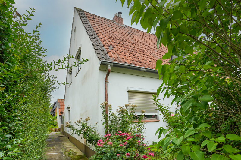 seitlicher Eingang