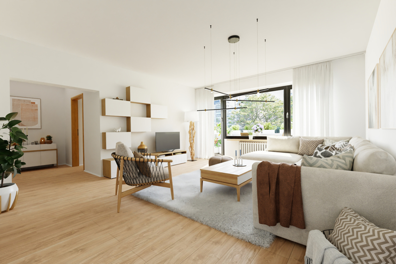 Visualisierung Wohnzimmer