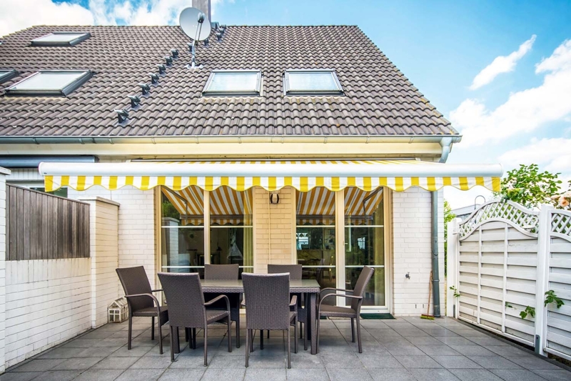 Rückseite des Hauses