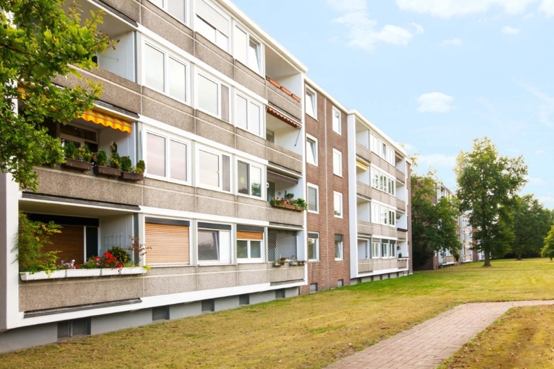 Rückansicht vom Haus