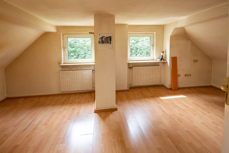 Raum im Dachgeschoss