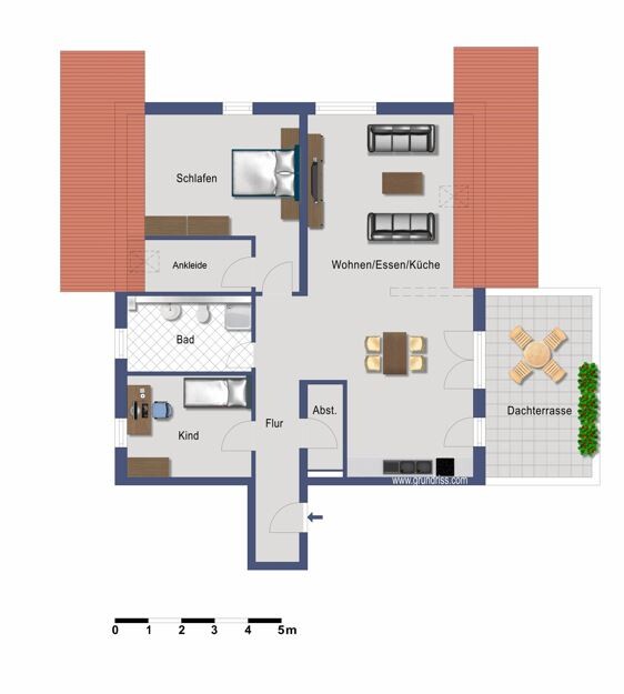 Grundriss Wohnung 15