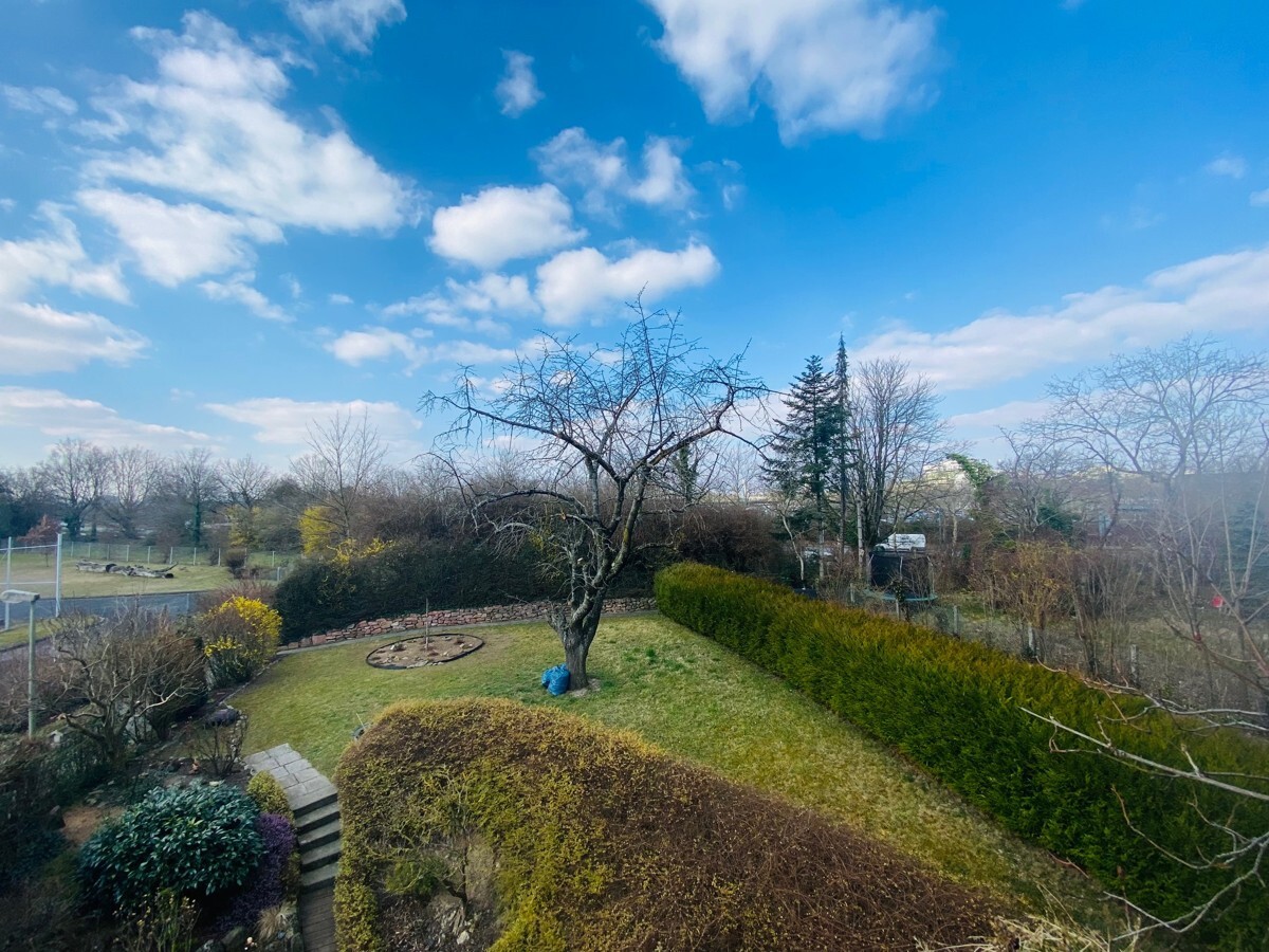 Blick vom Balkon