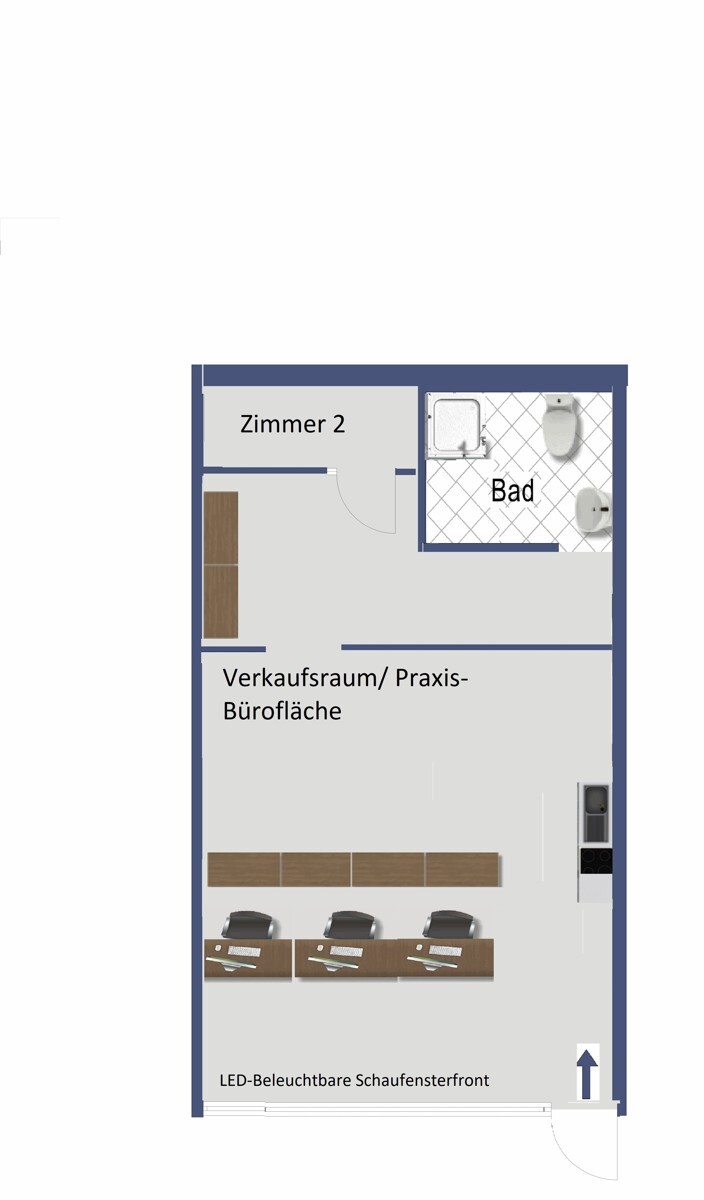 Grundriss (nicht maßstabsgetreu)