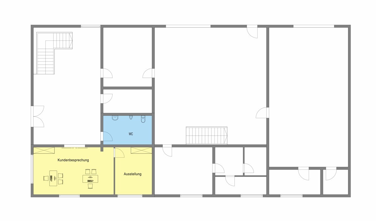 Grundriss (nicht maßstabsgetreu)