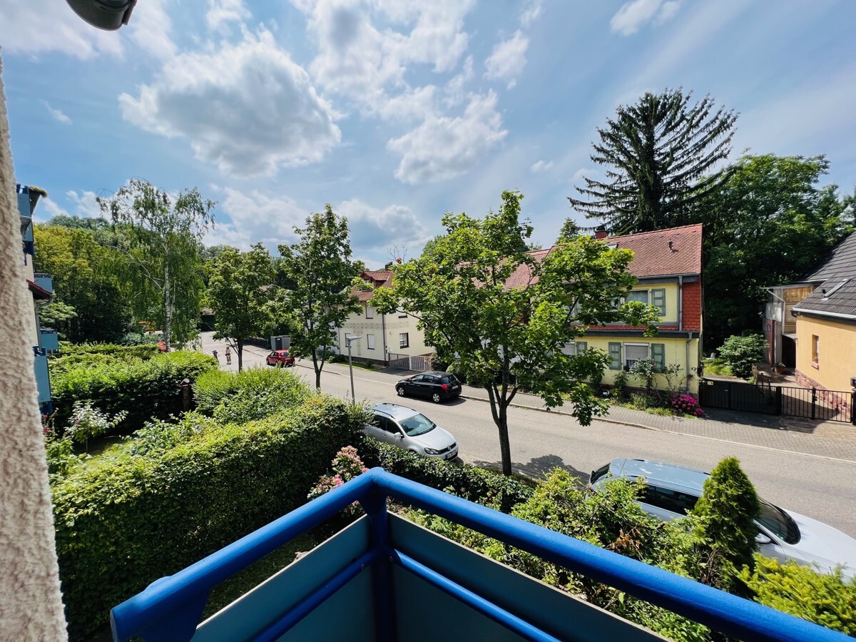Blick vom Balkon