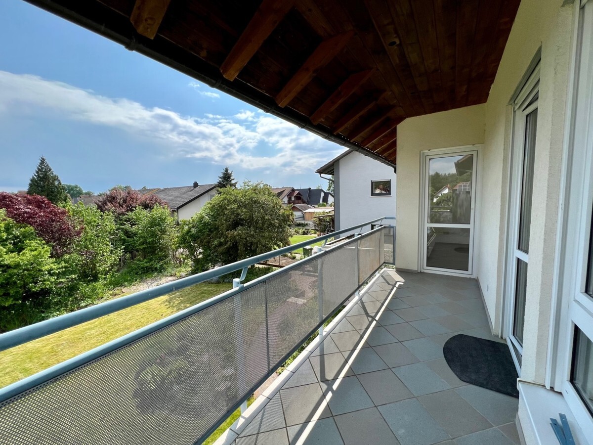 Überdachter Balkon