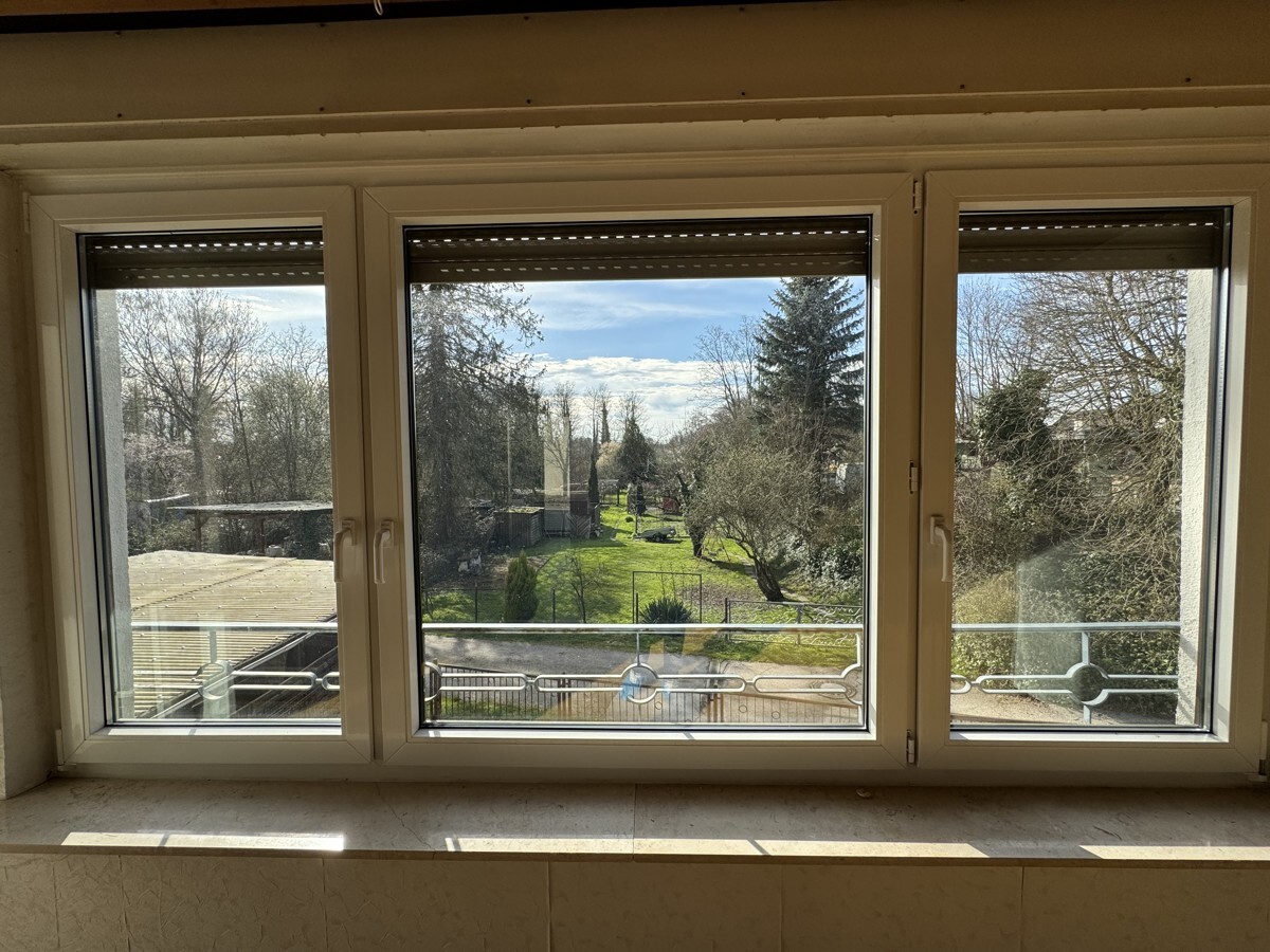 Blick vom Wohnzimmer