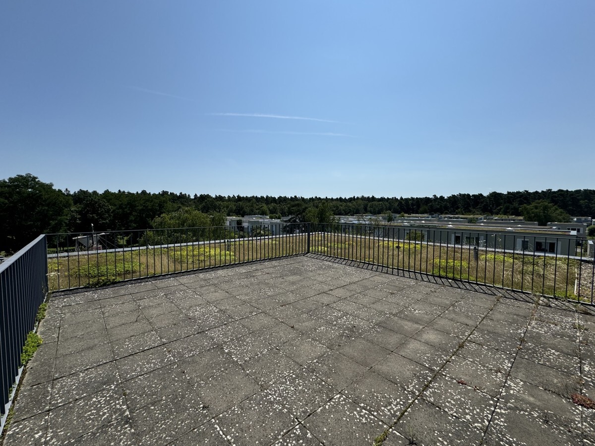 Große, sonnige Dachterresse