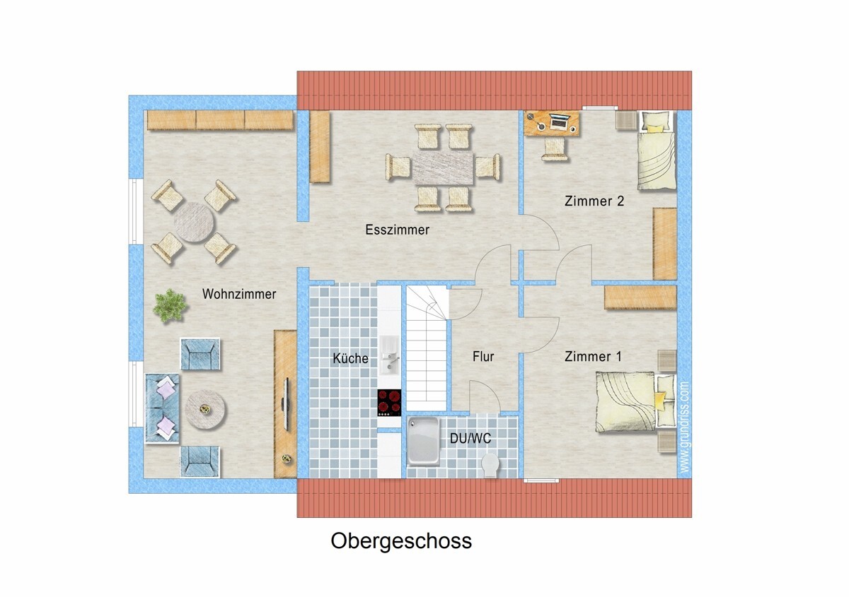 Grundriss Obergeschoss