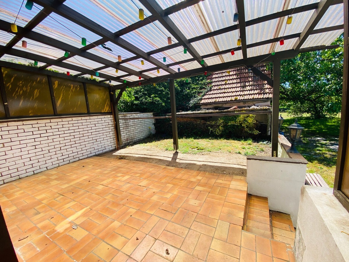 überdachte Terrasse