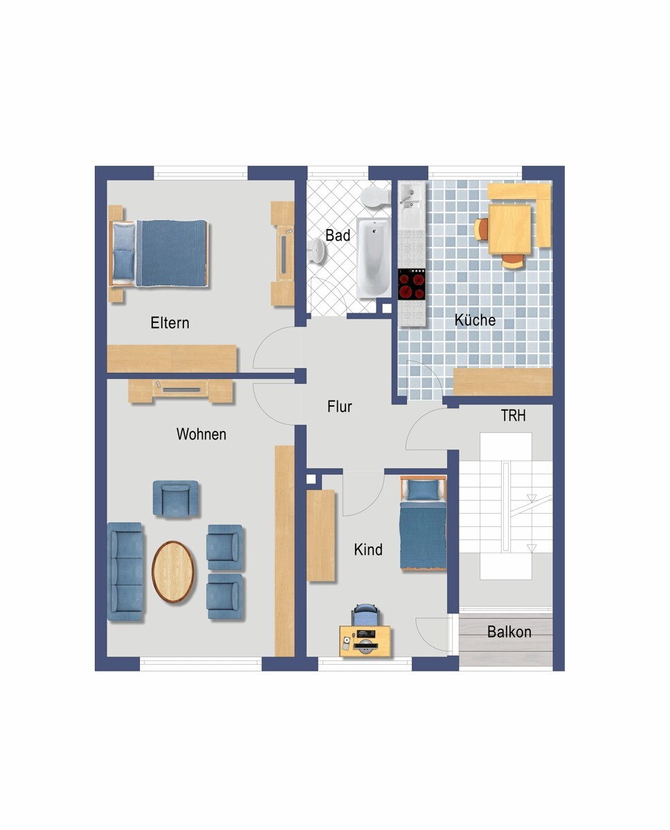 Grundriss_Obergeschoss (Nicht maßstabsgetreu)