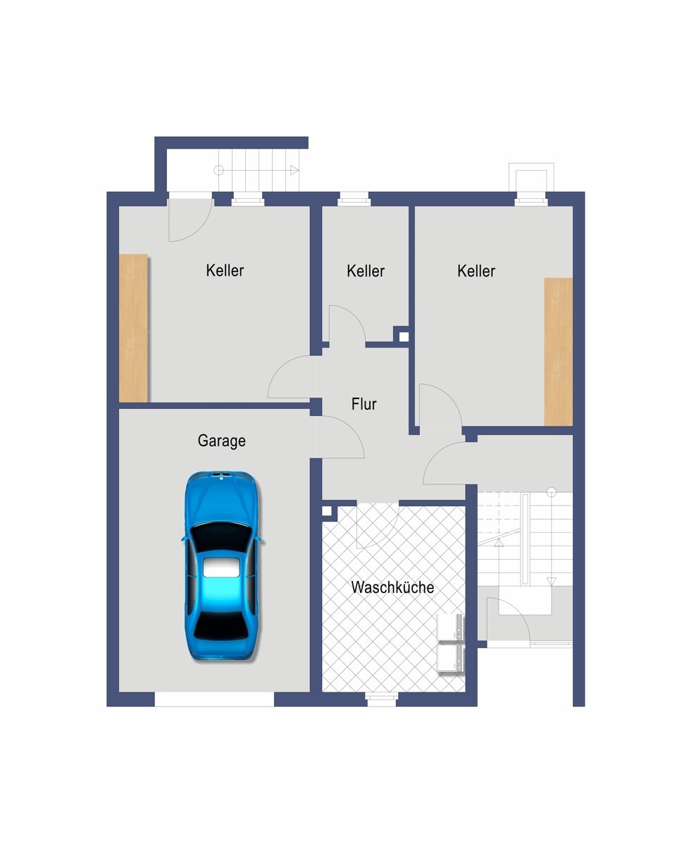 Grundriss_Kellergeschoss (Nicht maßstabsgetreu)