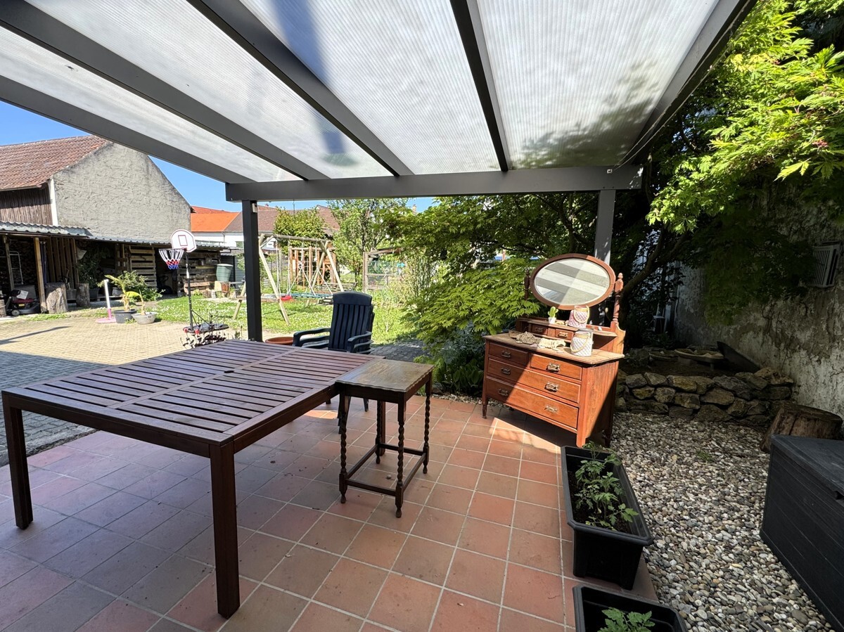 Überdachte Terrasse