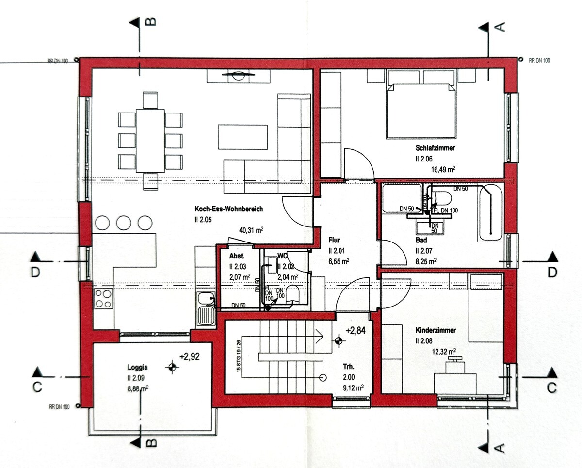 Grundriss Obergeschoss