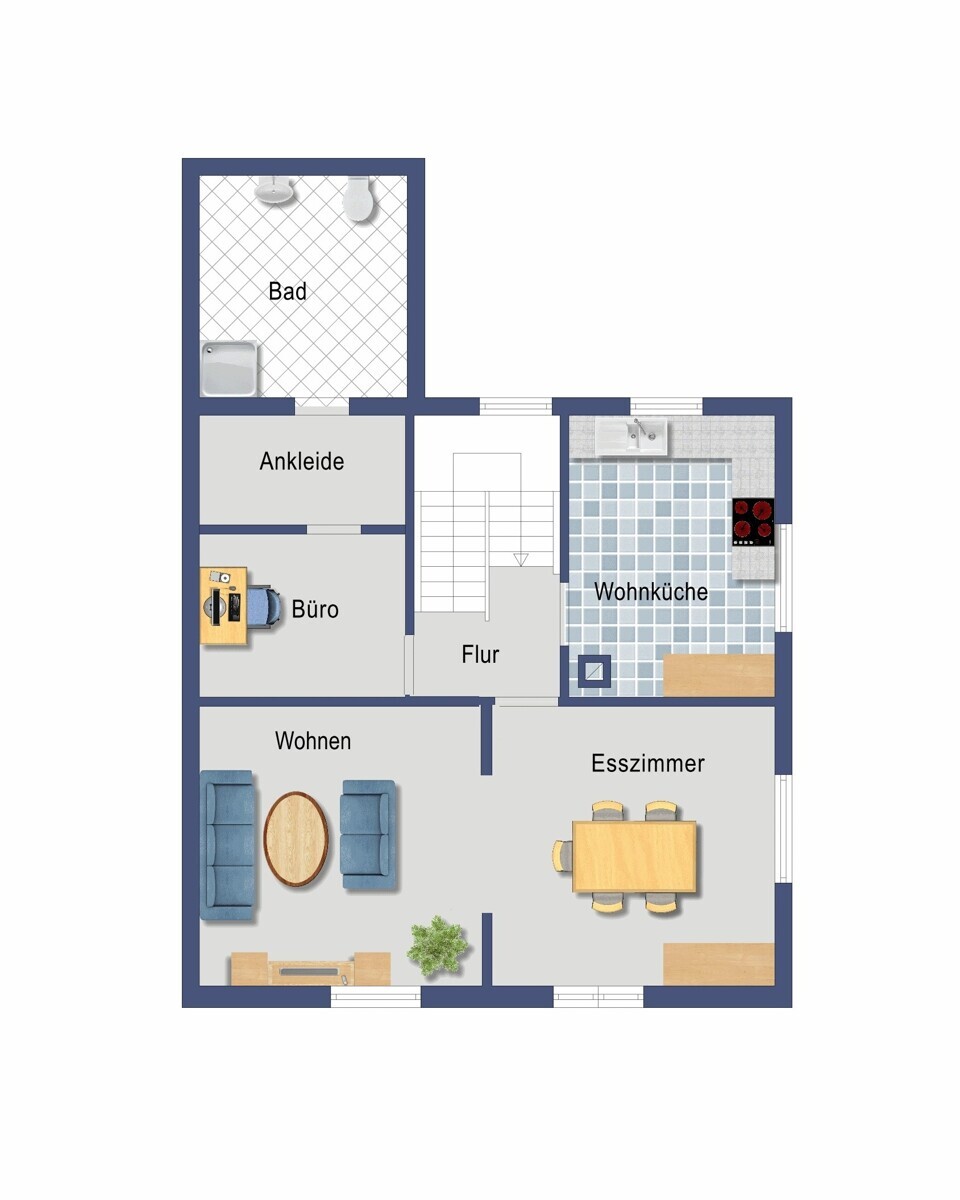 Grundriss_Erdgeschoss (Nicht maßstabsgetreu)