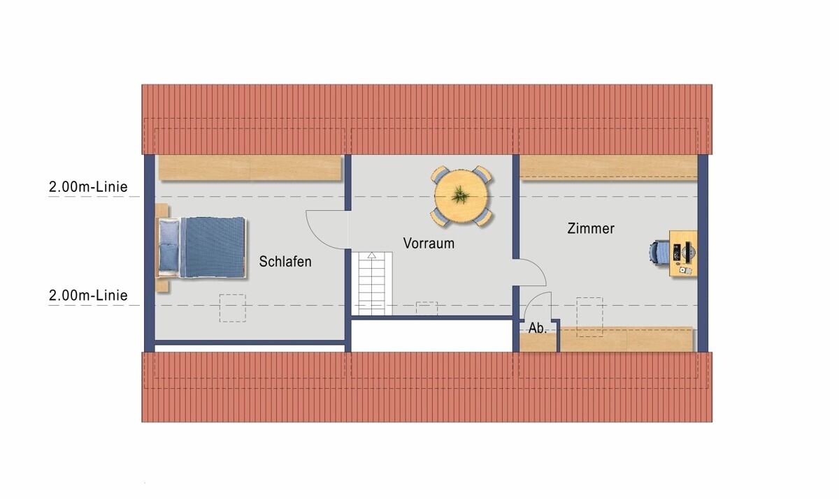Grundriss_Dachgeschoss (Nicht maßstabsgetreu)