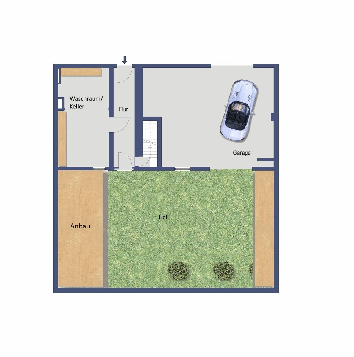 Grundriss_Erdgeschoss (Nicht maßstabsgetreu)